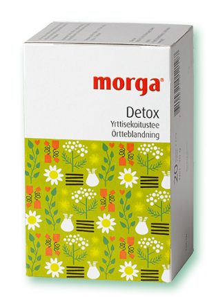 Morga Detox Yrttisekoitustee 20 annospussia -puhdistava vaikutus