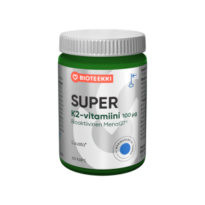Bioteekin Super K2-vitamiini 100 µg - huomaa päiväys 12/2024