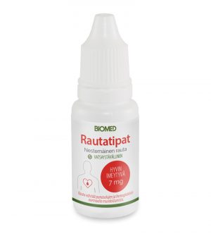 Biomed Aktiiviset Rautatipat 15 ml - huomaa päiväys 2/2024