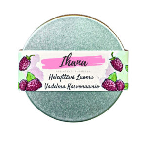 IHANA Heleyttävä Luomu Kasvonaamio Vadelma