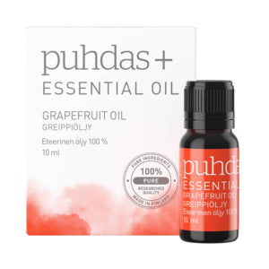 Puhdas+ 100 % eteerinen Greippiöljy 10 ml