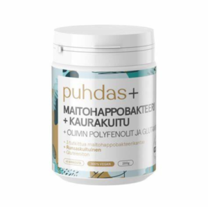 Puhdas+ Maitohappobakteeri + Kaurakuitu + Oliivin Polyfenolit ja Glutamiini