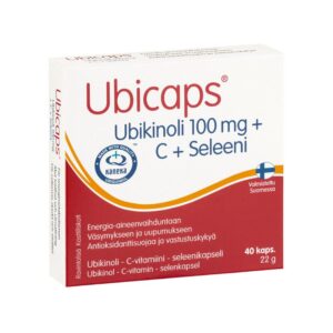 Hankintatukku Ubicaps Ubikinoli 100 mg + C + Seleeni