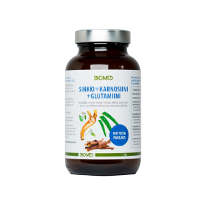 Biomed Sinkki + Karnosiini + Glutamiini -juomajauhe